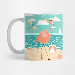 Pink flamingo Mug